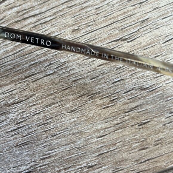 Dom Vetro Lupetta Grey & Black Tortoise Shell Sunglasses Made in Italian Alps main image 6